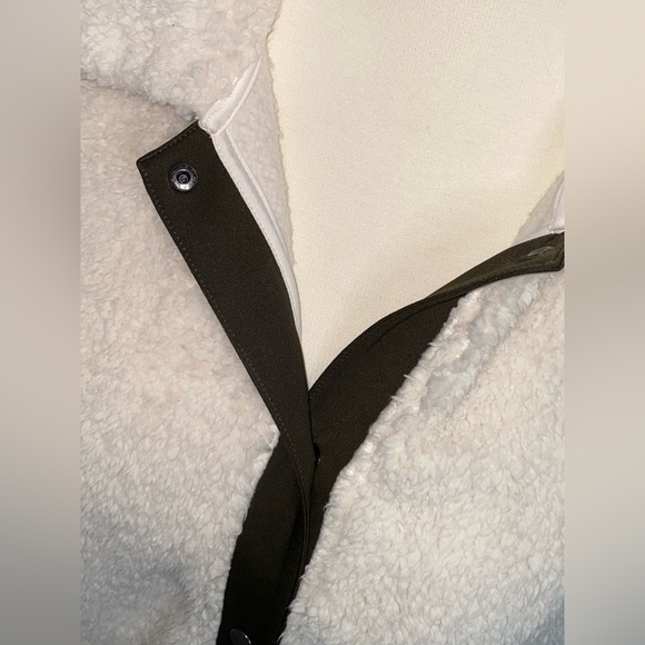 EVRI Button Front Sherpa Bomber Jacket 3X - Picture 4 of 13